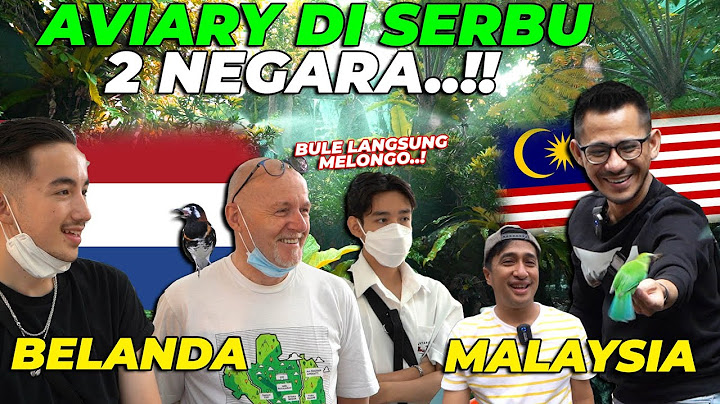 LUAR BIASA..!! SETELAH JEPANG, AVIARY GW TERKENAL DI BELANDA DAN MALAYSIA..❗❗BULE TERHARU BANGET...