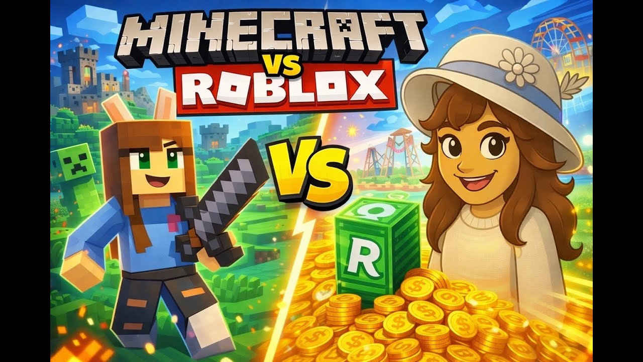 Happy New Year 2026 Minecraft Roblox YouTube 