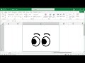 How to Insert the EYES Symbol in Excel