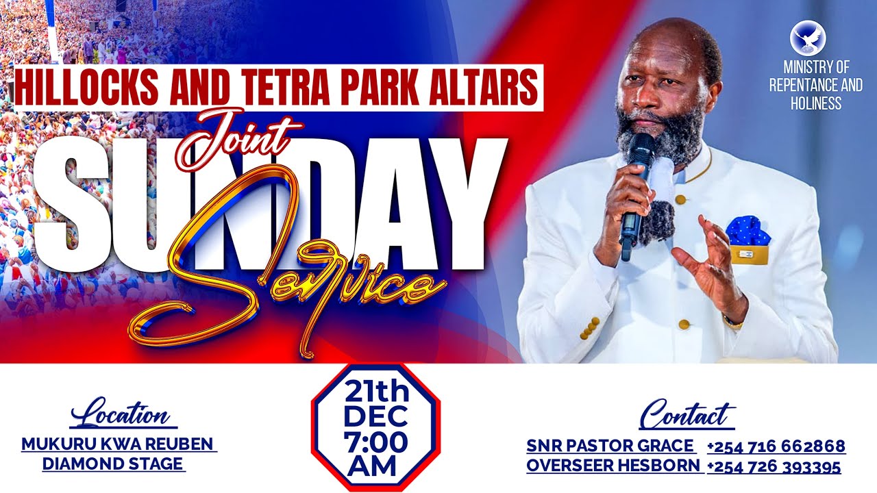 HILLOCKS & TETRA PARK ALTARS JOINT CELEBRATION SERVICE