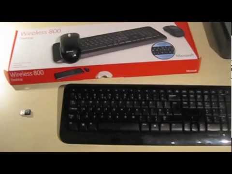 Microsoft WIreless Desktop 800 Unboxing And Review