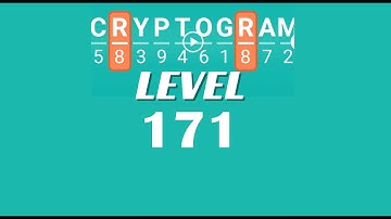 Cryptogram Level 171 Answers ✅ | Go Answer