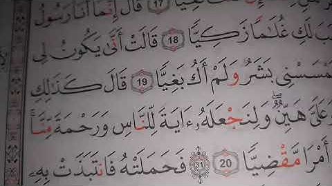 تصحيح التلاوة مع الشيخة نادية _ تسميع حفظ سورة مريم الوجه الثاني #learn coran#