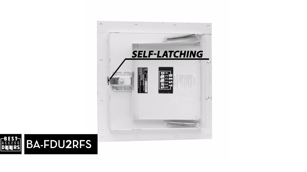 Installing FireRated Access Panels Fire Rated Un Insulated Surface