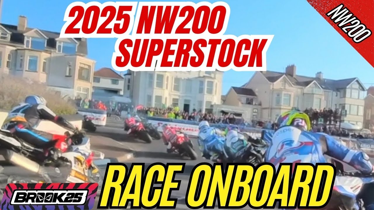 ONBOARD POV 2025 North West 200 Superstock Race 1