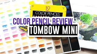 First impression & demo - Tombow mini color pencils