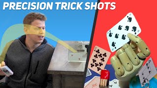 THE BEST CARD THROWING TRICK SHOT!