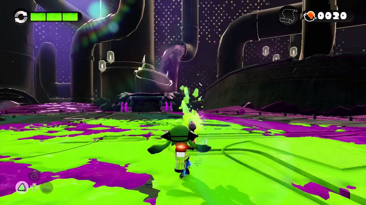Splatoon - Single Player - Area 4 Boss (Walkthrough) - YouTube