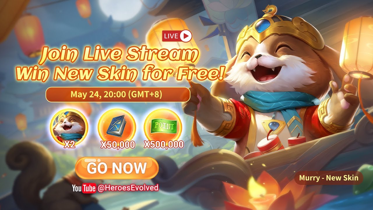 Heroes Evolved Live Stream - Murry-Moonlit Sage Starts