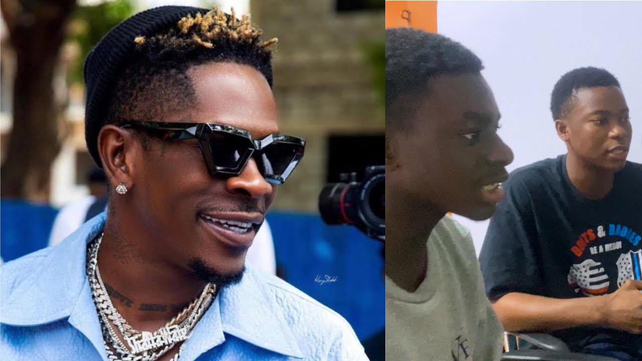 Hardcore Shatta Wale fans 🔥 after a successful day work in the studio 