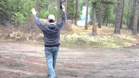 Ak 47 exploding target
