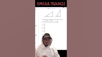 SAT Math - Similar Triangle Problem of the Day