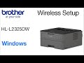 Connect HLL2325DW to a wireless computer - Windows