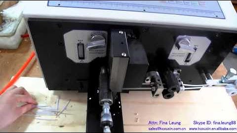 Full automatic wire cutting & stripping & twisting machine X-501NX