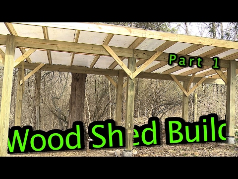 Wood Shed Build||Part 1