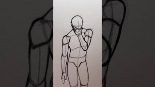 How to Draw a Cool Standing Pose for Your OC #howtodraw #draw #drawing #sketch #oc #art #shorts
