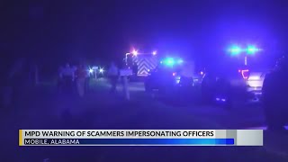 Mobile Police warn of scammers posing as officers