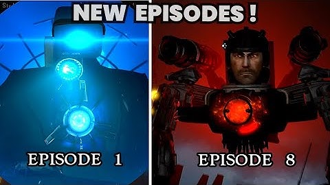 Skibidi ASTROINVERSON 1 - 8 All Episode | Upgrade Detainer Comeback | 50 FPS REMASTERED (Episode 9?)