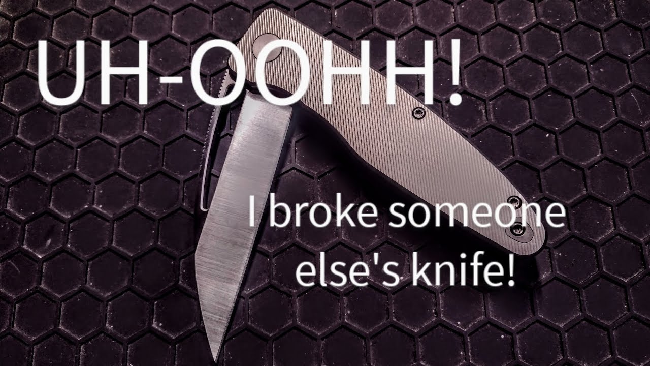 Disassembling and fixing a Precision knife works warntac That is loaned in to me!