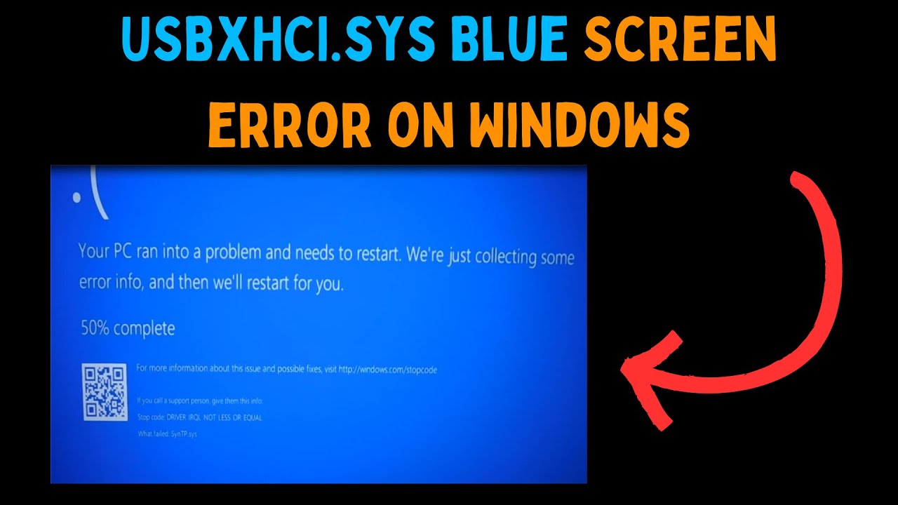 How to Fix USBXHCI.SYS Blue Screen Error on Windows 11 - YouTube