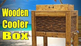 Make A Wooden Cooler Box - 182