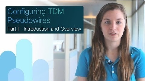 Cisco SPAG: Configuring TDM Pseudowires - Part 1/6: Introduction and Overview