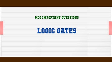Logic Gates MCQ Questions
