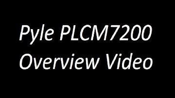 Pyle PLCM7200 Quick Overview