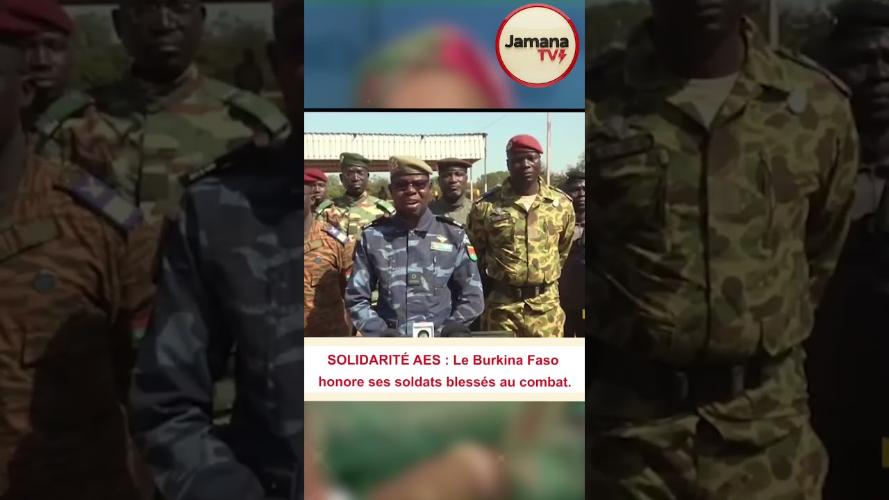 SOLIDARITÉ AES : Le Burkina Faso honore ses soldats blessés au combat.