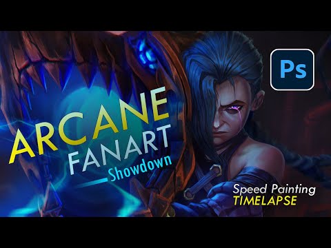 My Entry for Envato's Super Mega Arcane Fan-Art Competition I Envato Elements Fan Art Showdown