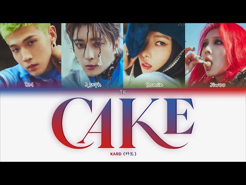 KARD Cake [ПЕРЕВОД НА РУССКИЙ/КИРИЛЛИЗАЦИЯ Color Coded Lyrics]