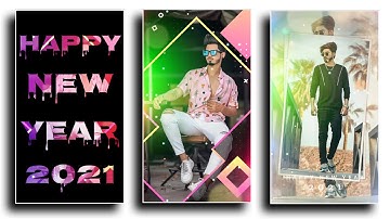 Happy new year 2021 status editing video in KineMaster || happy new year 2021 status video editing