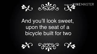 Nat King Cole - On a Bicycle Built for Two - With Lyrics