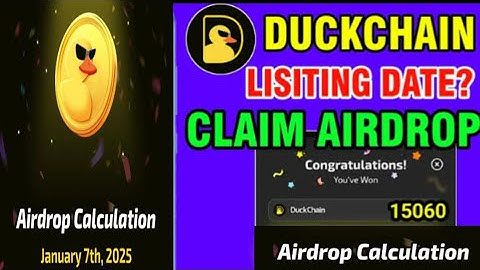 Duckchain Airdrop Claim And Withdraw |  Duckchain Airdrop Withdraw | Duckchain Claim