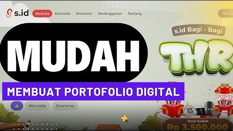 Membuat Portofolio Digital menggunakan s.id