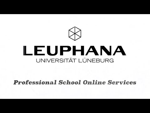 Online Services der Leuphana Professional School
