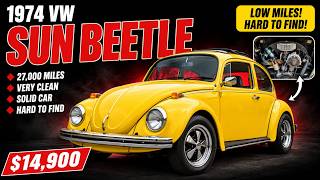 1974 VW Sun Bug Has Only 27,000 Miles โ Rare Special Edition Beetle $14,900