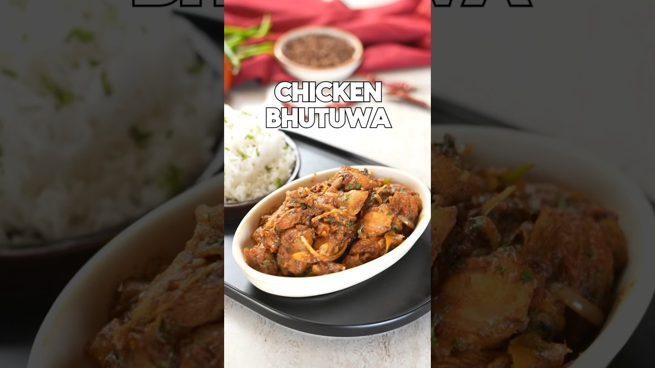 Taste the goodness of Chicken Bhutuwa for a fun-filled meal! 🤩🍛 
