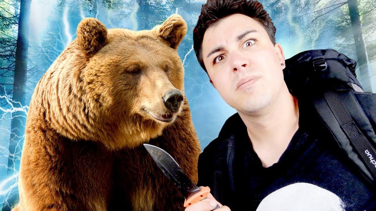 JE PASSE UNE NUIT DANS LA FORÊT SAUVAGE !