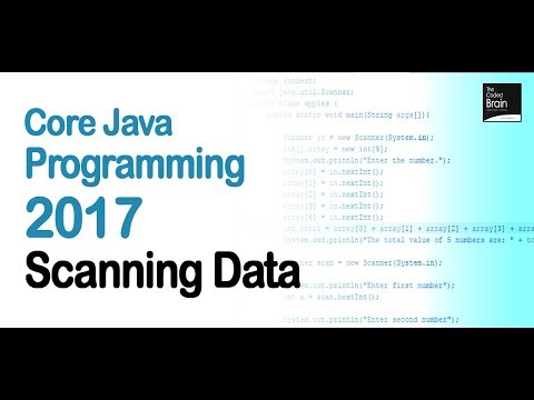 Core Java Programming 2017 Scanning Data From User #5