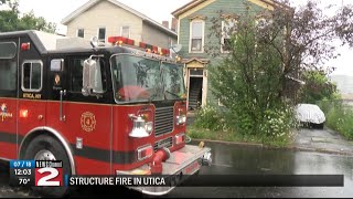 8 displaced following Utica house fire on Mandeville Street