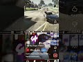 surviving the 5 star police in gta 5 how 😱 see #shorts #viralll