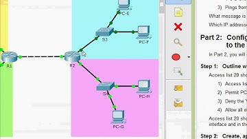 4.1.3.5 Packet Tracer - Configure Standard IPv4 ACLs