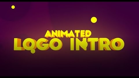 I will create awesome animated intro logo for youtube, twitch, esport