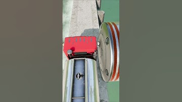 Cars vs Log Trap #1 - BeamNG.Drive