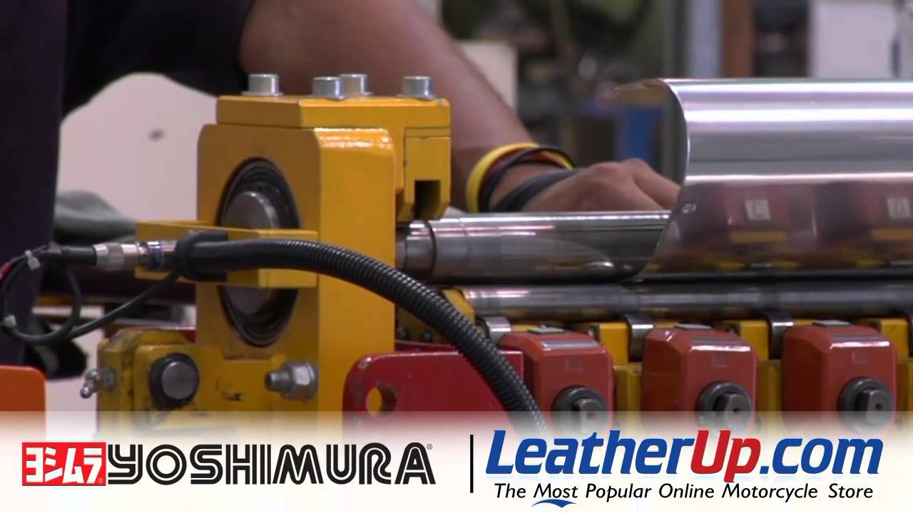 Yoshimura - Making a Muffler Sleeve - LeatherUp.com