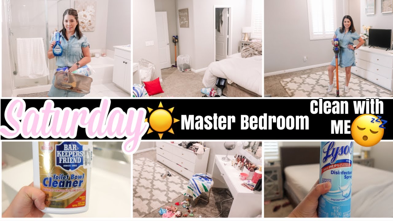 Saturday: EXTREME DEEP CLEANING MASTER BEDROOM / CLEAN WITH ME 2021 / CLEANING MOTIVATION