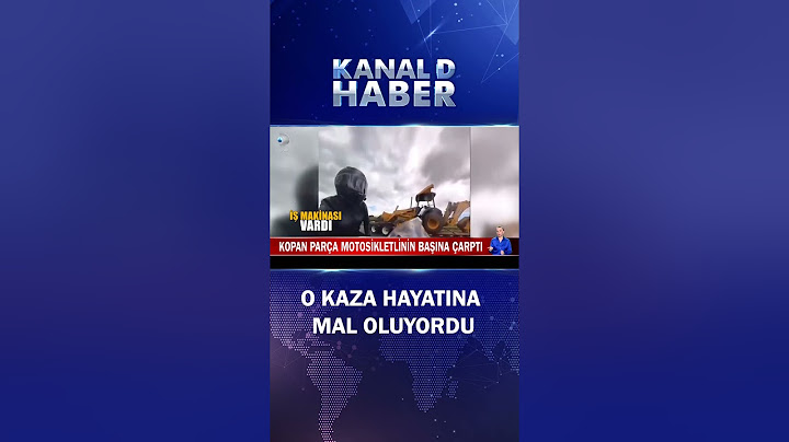 Ölümden Döndü! Kopan Beton Parçası Motosikletlinin Başına Çarptı