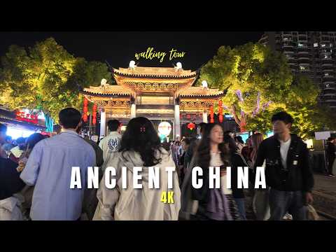 China’s Most Vibrant Night Street — Food, Crowds & Canal Magic — 4K Walking Tour