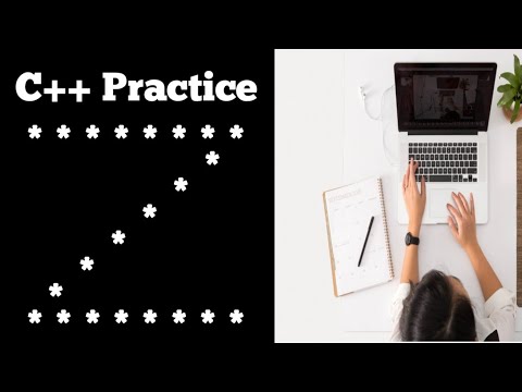 #44 C++ Programming Questions Practice : Star Pattern 20 (Z - Pattern ...